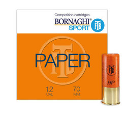 Bornaghi Paper 12/ 70  36 g 2,9mm  ( Huopavälitulpalla ) Lyijypanos