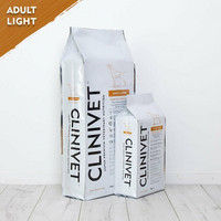 CLINIVET Adult Light 12 kg - Vähärasvainen vehnätön kevytruoka ylipainoisille koirille