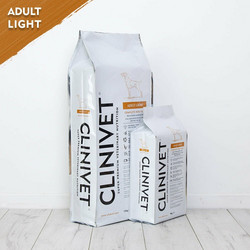 CLINIVET Adult Light 4 kg - Vähärasvainen vehnätön kevytruoka ylipainoisille koirille