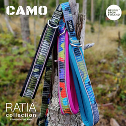 CAMO DOUBLE säädettävät taluttimet Classic, Rainbow ja Forest Lake