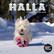 HALLA-Fleecetossut pinkki