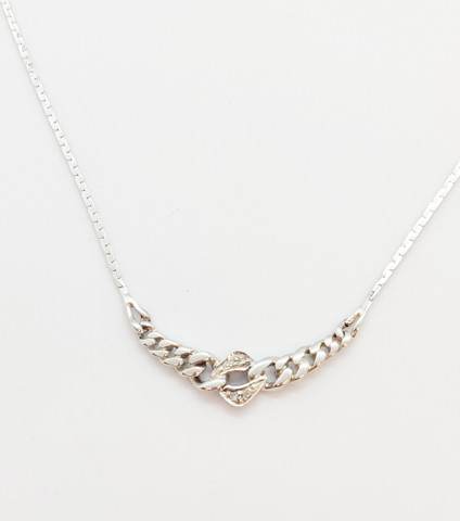 Valkokultaketju14K
