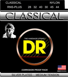 DR STRINGS NYLON RNS PLUS (28-44) klassissen kitaran kielet (uusi)
