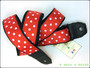 Kitarahihna wood’n’sound Polka Dudette Red (uusi)