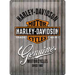 Metal Sign, Harley-Davidson Genuine  (new)