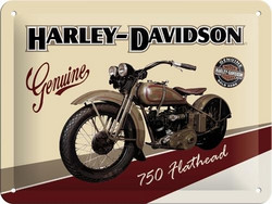Kilpi 15x20 Harley-Davidson 750 Flathead (uusi)