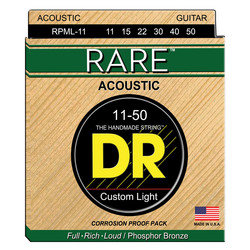 DR STRINGS RARE RPML-11 (11-50) AKUSTISEN KITARAN KIELISETTI