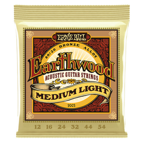 Ernie Ball EB-2003 Earthwood Bronze Medium Light 12-54 (uusi)