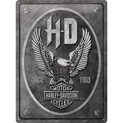 Seinäkyltti, Harley-Davidson - Metal Eagle 30 x 40 cm (UUSI)
