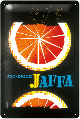 Vintage Wall Sign, Nostalgic art, JAFFA (NEW)