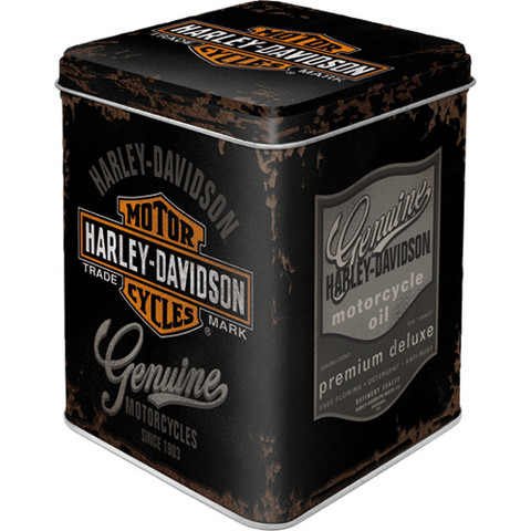Säilytyspurkki,  Harley-Davidson - Genuine Logo, xs-koko (UUSI)