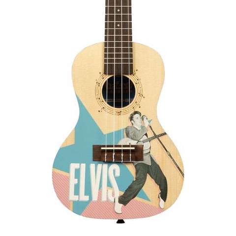 Kala Learn To Play Elvis Rockabilly konserttiukulele (uusi)