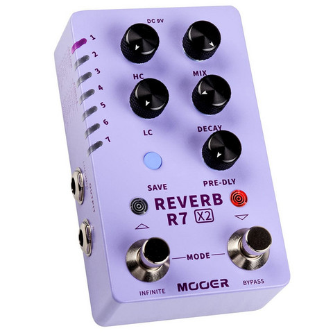 Mooer R7 X2 Reverb Efektipedaali (uusi)