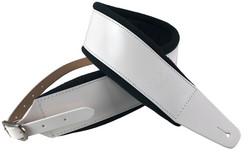 Profile FPB04 Pro Italian Leather Guitar Strap White (new)