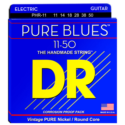DR Strings Pure Blues PHR-11 sähkökitaran kielisetti 11-50