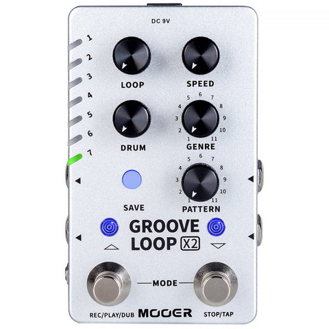Mooer Groove Loop X2 Effects Pedal (new)