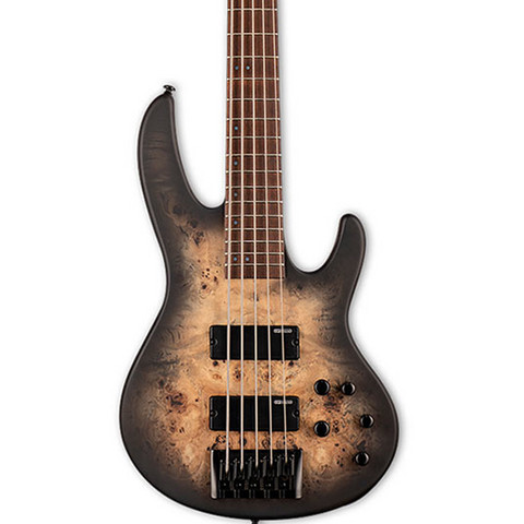 ESP LTD D-5 Black Natural Burst Satin 5-kielinen sähköbasso (uusi)