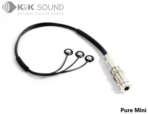 K&K Pure Mini Pickup teräskielisen akustisen kitaran mikrofoni (uusi)