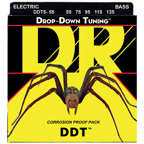 DR Strings Drop-Down Tuning DDT5-55 55-135 (new)