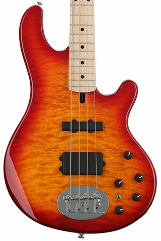 Lakland Skyline 44-02 Deluxe Cherry Burst Maple bass (new)