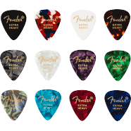 Fender 351 Shape Classic Celluloid Picks -12 Count Pack (new)