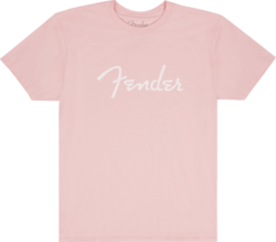Fender® Spaghetti Logo T-shirt Shell Pink (new)