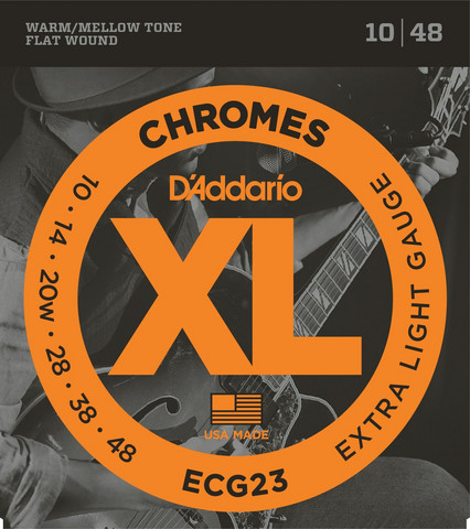 D'Addario Chromes 10-48 Strings for Electric Guitar (new)