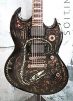 ESP Ltd Viper Clockwork Zombie II 2009 Custom Graphic (käytetty)
