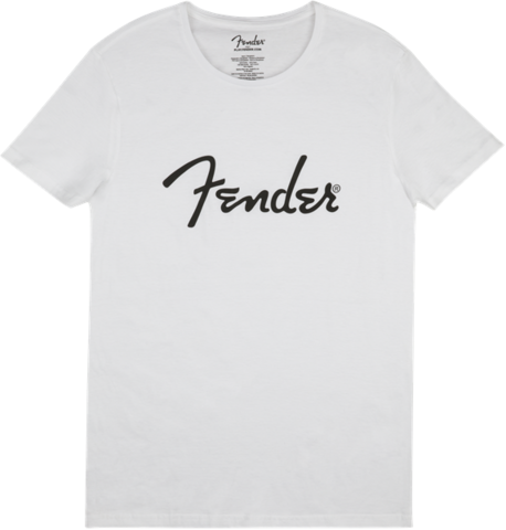 Fender® Spaghetti Logo T-Shirt White M (new)