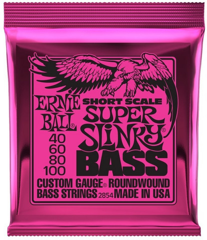 Ernie Ball EB-2854 Short Scale Super Slinky 40-100 (new)