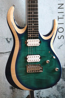 Cort X700 Duality Light Blue Burst + gig bag (käytetty)