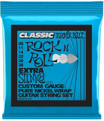 Ernie Ball 2255 Classic Extra Slinky Pure Nickel 8-38 kielet (uusi)