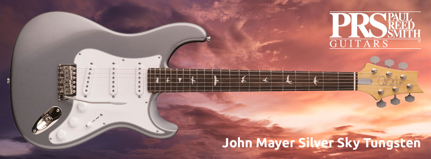 Tutustu huippuhienoon PRS John Mayer Silver Sky sähkökitaraan!