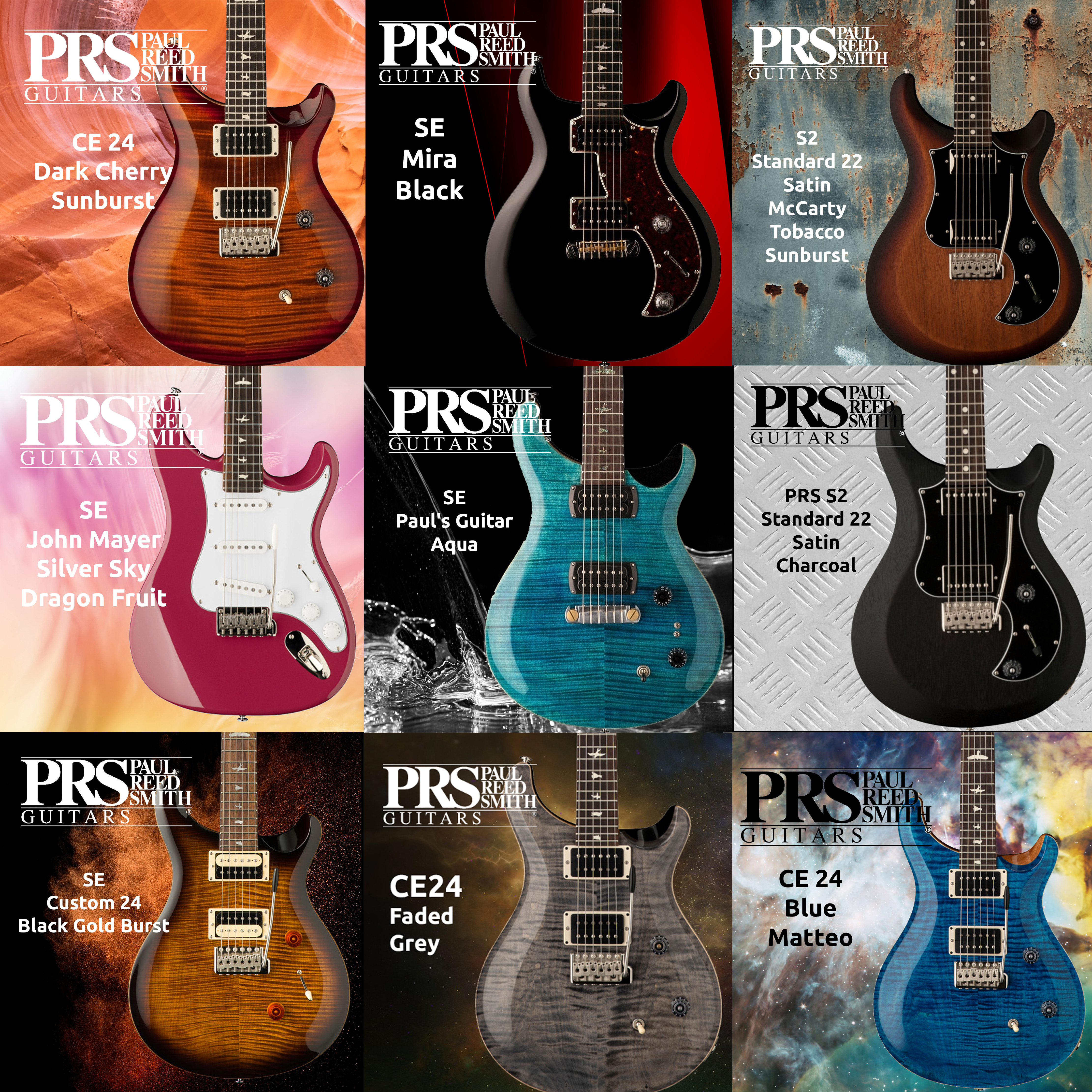Tutustu arvostettuihin PRS:n sähkökitaroihin ja akustisiin kitaroihin.