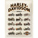Seinäkyltti, Harley-Davidson Models 30x40 cm (UUSI)