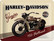 Metal Sign,  Harley-Davidson 750 Flathead (new)