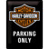 Seinäkyltti, Harley-Davidson - Parking Only 30 x 40 cm (UUSI)