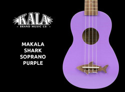 Makala sharks sopraanoukulele Purple (new)