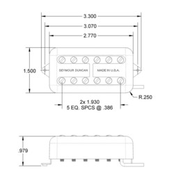 Seymour Duncan Psyclone Humbucker Neck Nickel (uusi)