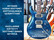 PRS SE Custom 24 Faded Blue Burst vasenkätinen sähkökitara (uusi)