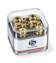Schaller S-Locks hihnalukot Gold hihnalukko (uusi)