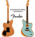 Fender Acoustasonic® Player Jazzmaster® Ice Blue + gig bag (uusi)