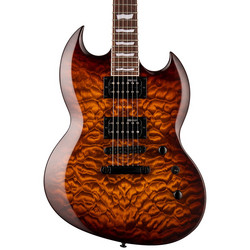 ESP LTD Viper-256 Dark Brown Sunburst Electric Guitar (used)