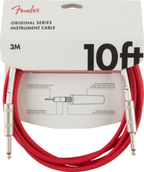 Fender Original Series -instrumenttijohto 3 m Fiesta Red  (uusi)
