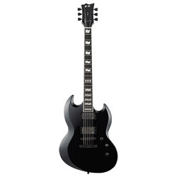 ESP E-II Viper Black sähkökitara + kova case (uusi)