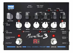 EBS-Microbass3 analoginen preamp/DI-box (uusi)