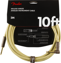 Fender Deluxe Tweed 10ft Straight/Angle instrumenttijohto 3 m (uusi)