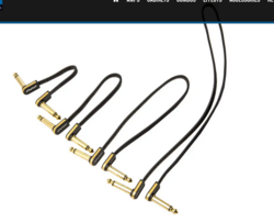 EBS PG58 Premium Gold Flat Patch Cable 58 cm välijohto (uusi)