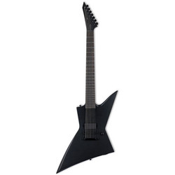 ESP LTD EX-7 Baritone Black Metal Black Satin 7-String (new)