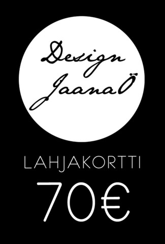 Lahjakortti 70 euroa
